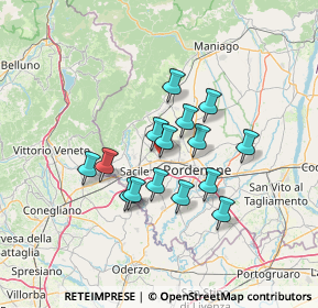 Mappa Via Giacomo Leopardi, 33074 Fontanafredda PN, Italia (10.55867)