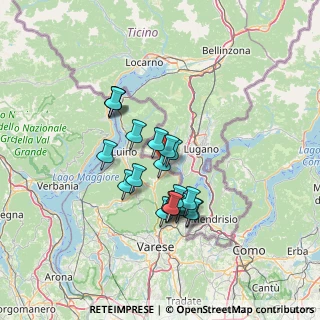 Mappa Via Provinciale, 21037 Lavena Ponte Tresa VA, Italia (10.9)