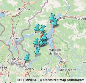 Mappa 22016 Tremezzina CO, Italia (7.94714)