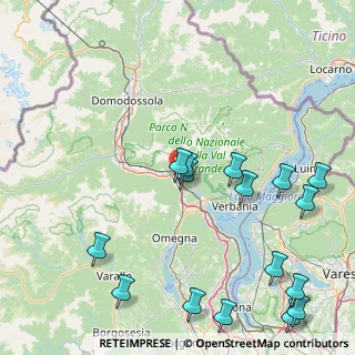 Mappa Via L. Oliva, 28802 Mergozzo VB, Italia (21.53438)