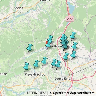 Mappa Località Colmaggiore di Sopra, 31020 Tarzo TV, Italia (6.56895)