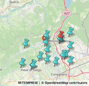 Mappa Località Colmaggiore di Sopra, 31020 Tarzo TV, Italia (7.24889)
