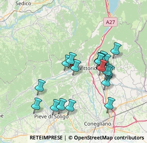 Mappa Località Colmaggiore di Sopra, 31020 Tarzo TV, Italia (6.70263)