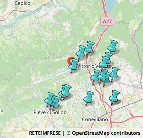 Mappa Località Colmaggiore di Sopra, 31020 Tarzo TV, Italia (7.54889)