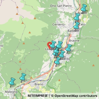 Mappa Via Valeriana, 25050 Losine BS, Italia (2.11)