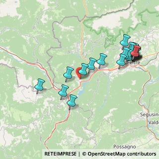 Mappa Piazza Guglielmo Marconi, 32030 Arsiè BL, Italia (8.983)