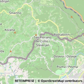 Mappa San Floriano del Collio