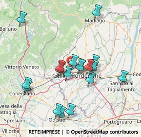 Mappa Via Anello del Sole, 33074 Fontanafredda PN, Italia (14.15167)