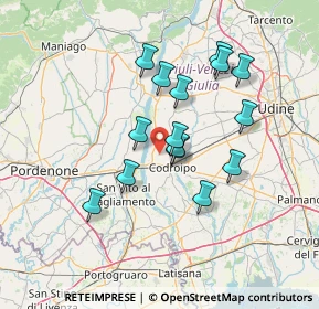 Mappa Via San Rocco, 33033 Codroipo UD, Italia (11.90933)