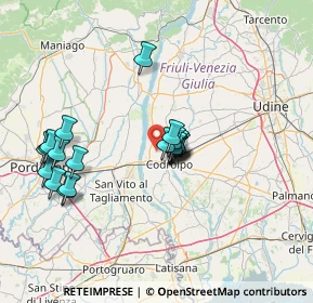 Mappa Via San Rocco, 33033 Codroipo UD, Italia (12.9115)