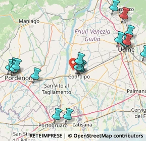 Mappa Via San Rocco, 33033 Codroipo UD, Italia (20.16684)