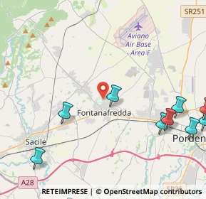 Mappa Viale dello Sport, 33074 Fontanafredda PN, Italia (6.3825)