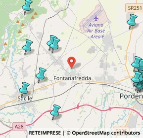 Mappa Viale dello Sport, 33074 Fontanafredda PN, Italia (6.55667)