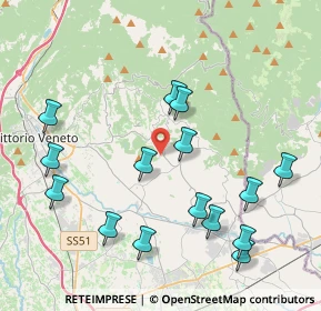 Mappa Via Costella, 31012 Cappella maggiore TV, Italia (4.38933)