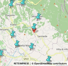 Mappa Via Costella, 31012 Cappella maggiore TV, Italia (2.97)