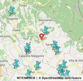Mappa Via Costella, 31012 Cappella maggiore TV, Italia (2.78154)