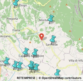 Mappa Via Costella, 31012 Cappella maggiore TV, Italia (2.8975)