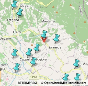 Mappa Via Costella, 31012 Cappella maggiore TV, Italia (2.68833)