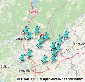 Mappa Via Costella, 31012 Cappella maggiore TV, Italia (6.06467)