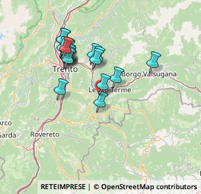 Mappa Via Caorso, 38052 Caldonazzo TN, Italia (12.855)