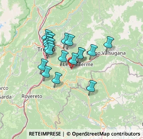 Mappa Via Caorso, 38052 Caldonazzo TN, Italia (10.708)