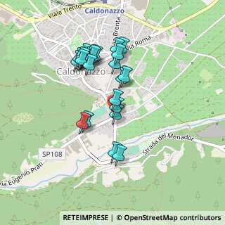 Mappa Via Caorso, 38052 Caldonazzo TN, Italia (0.4)
