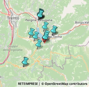 Mappa Via Caorso, 38052 Caldonazzo TN, Italia (5.925)
