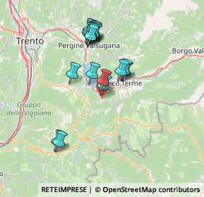 Mappa Via Caorso, 38052 Caldonazzo TN, Italia (6.69789)