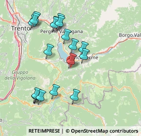 Mappa Via Caorso, 38052 Caldonazzo TN, Italia (7.99211)