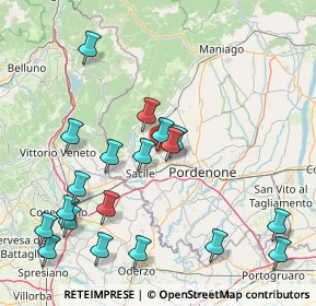 Mappa Via Gioacchino Rossini, 33074 Fontanafredda PN, Italia (18.26842)