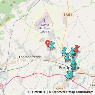 Mappa Via Valessa, 33080 Roveredo in Piano PN, Italia (4.84833)