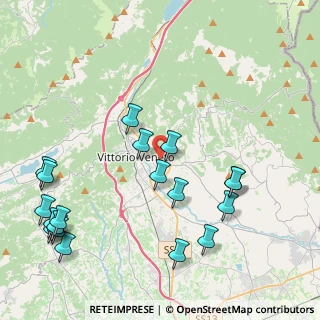 Mappa Via Dalmazia, 31029 Vittorio Veneto TV, Italia (5.09737)