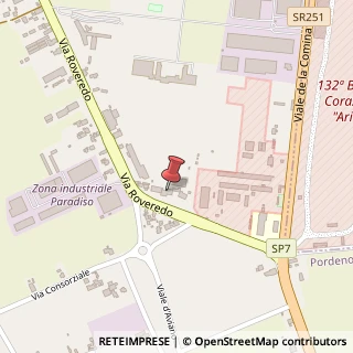 Mappa Via Roveredo, 2, 33170 Pordenone, Pordenone (Friuli-Venezia Giulia)