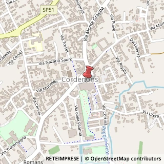 Mappa Piazza della Vittoria, 19, 33084 Cordenons, Pordenone (Friuli-Venezia Giulia)