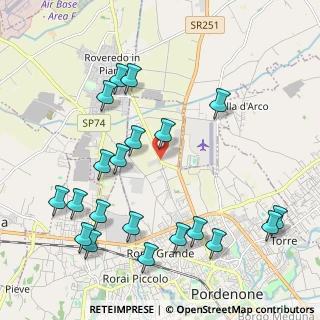 Mappa Z.I. Paradiso, 33170 Pordenone PN, Italia (2.388)
