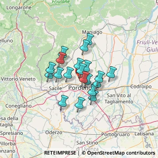 Mappa Z.I. Paradiso, 33170 Pordenone PN, Italia (9.161)