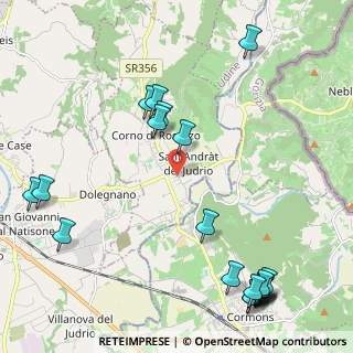 Mappa Via Judrio, 33040 Corno di Rosazzo UD, Italia (2.875)
