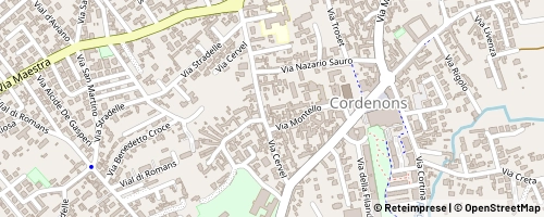 Mappa Cordenons