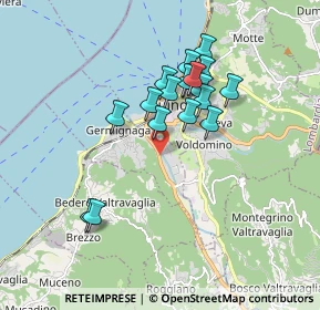 Mappa Via Stehli, 21010 Germignaga VA, Italia (1.48667)