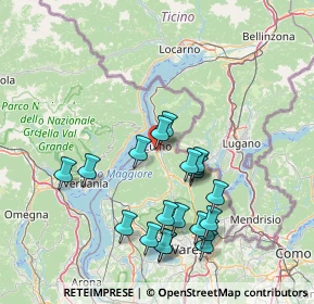 Mappa Via Stehli, 21010 Germignaga VA, Italia (14.8585)