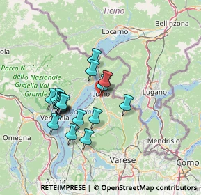 Mappa Via Stehli, 21010 Germignaga VA, Italia (11.701)