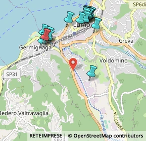 Mappa Via Stehli, 21010 Germignaga VA, Italia (1.145)