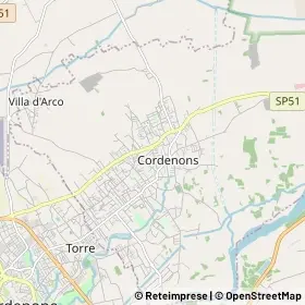 Mappa Cordenons