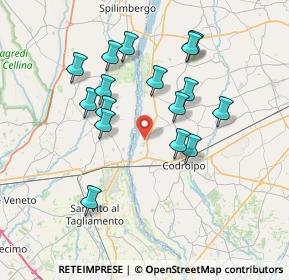 Mappa Codroipo, 33033 Codroipo UD, Italia (6.73938)