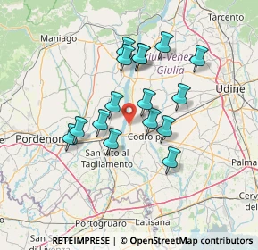 Mappa Codroipo, 33033 Codroipo UD, Italia (11.56688)