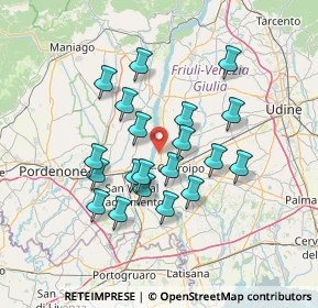 Mappa Codroipo, 33033 Codroipo UD, Italia (12.0095)