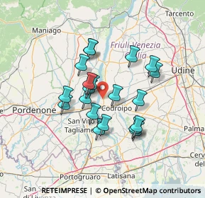 Mappa Codroipo, 33033 Codroipo UD, Italia (10.85)