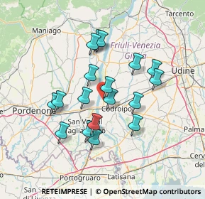 Mappa Codroipo, 33033 Codroipo UD, Italia (12.01111)