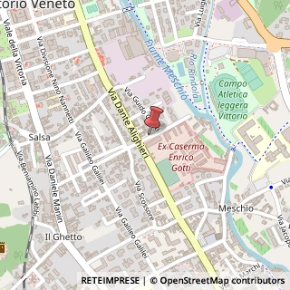 Mappa Via Venanzio Fortunato, 7, 31029 Vittorio Veneto, Treviso (Veneto)