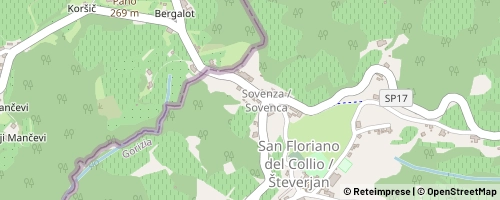 Mappa San Floriano del Collio